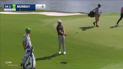 Grayson Murray pitches it close to yield birdie at Wells Fargo