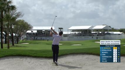 Zach Johnson makes birdie on No. 16 at James Hardie Pro Football Hall of Fame Invitational