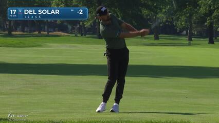 Cristobal Del Solar holes birdie putt from fringe at Rocket Classic