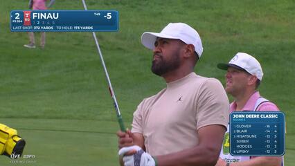 Tony Finau's 177-yard approach sets up birdie on No. 2 at John Deere
