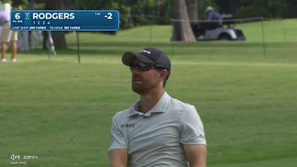 Patrick Rodgers makes birdie on No. 6 at Charles Schwab