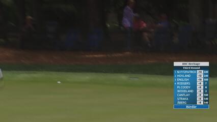 Robert MacIntyre sinks 21-foot birdie putt on No. 1 at RBC Heritage