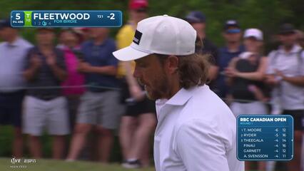 Tommy Fleetwood's 188-yard approach sets up birdie on No. 5 at RBC Canadian