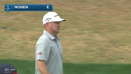 Alex Noren hits 166-yard approach to 7 feet, sets up birdie on No. 1 at The American Express
