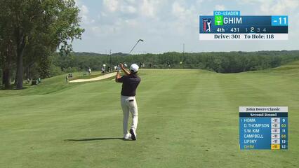 Doug Ghim makes birdie on No. 4 at John Deere