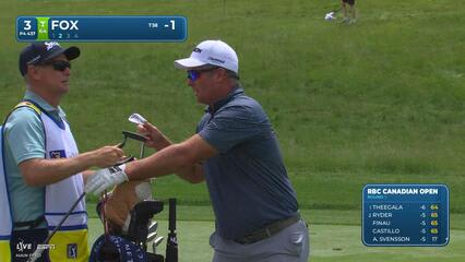 Ryan Fox sinks 25-foot birdie putt on No. 3 at RBC Canadian