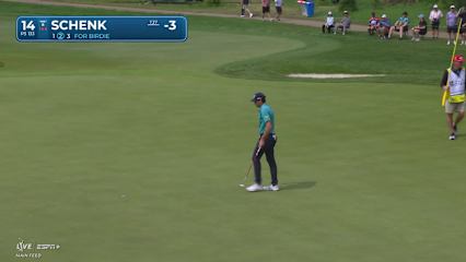 Adam Schenk makes birdie on No. 14 at RBC Canadian