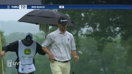 Wes Roach dials in tee shot to set up birdie at John Deere