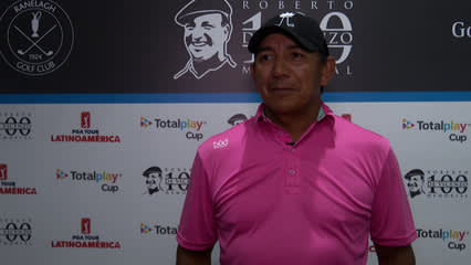 Entrevista con César Costilla tras Ronda 3 del Roberto De Vicenzo Memorial 100 años