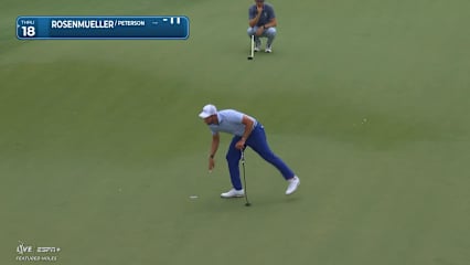 Thomas Rosenmueller makes birdie on No. 9 at Zurich Classic