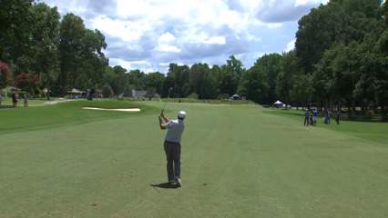 Brian Stuard nearly holes 154-yard approach at Wyndham