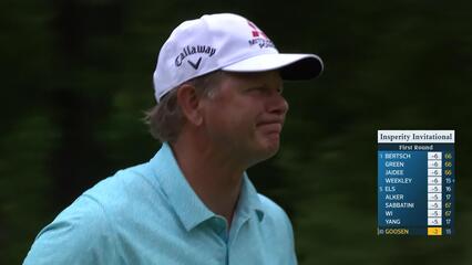 Retief Goosen makes birdie on No. 15 at Insperity Invitational
