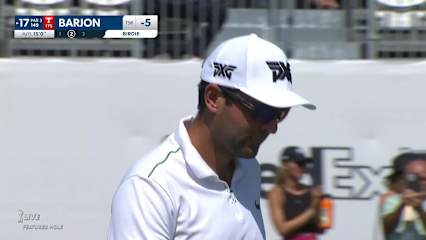 Paul Barjon's 15-foot birdie putt at AT&T Byron Nelson