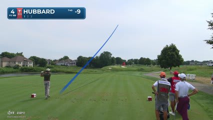 Mark Hubbard hits tee shot to 15 feet, sets up birdie on No. 4 at 3M Open