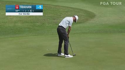 D.J. Trahan makes short birdie putt at Puerto Rico