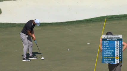 Taylor Montgomery holes 11-foot birdie putt at Cognizant Classic