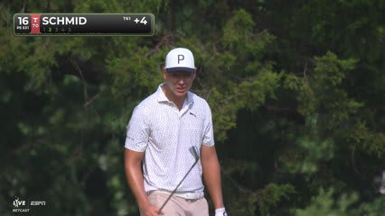 Matti Schmid reaches par-5 No. 16 in two, makes birdie at FedEx St. Jude