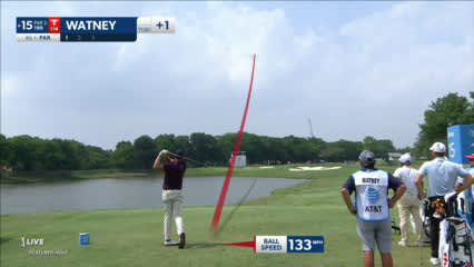 Nick Watney sticks tee shot to set up birdie at AT&T Byron Nelson