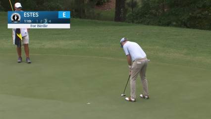 Bob Estes makes birdie after tight approach at Tradition