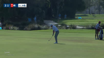Vaughn Taylor sticks approach to set up birdie at Honda