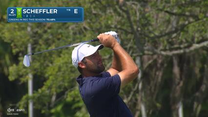 Scottie Scheffler's 162-yard approach sets up birdie on No. 2 at Cadillac