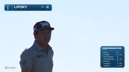 David Lipsky makes birdie on No. 10 at Farmers