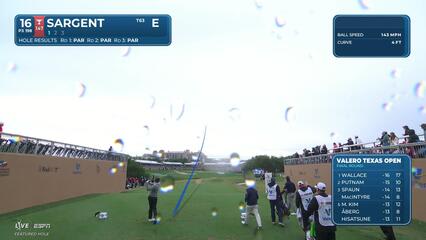 Gordon Sargent makes birdie on No. 16 at Valero