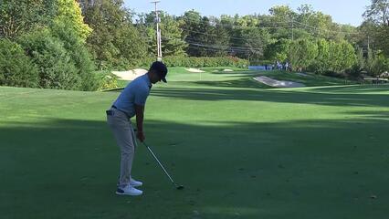 Chandler Blanchet makes birdie putt on No. 16 at Nationwide Children's