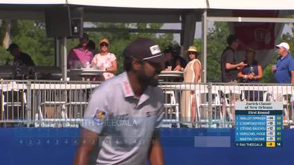 Rai/Theegala makes birdie on No. 14 at Zurich Classic