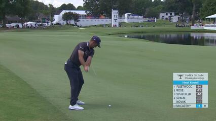 Denny McCarthy makes birdie on No. 12 at FedEx St. Jude