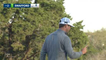 Hudson Swafford's 15-foot birdie putt at Valero