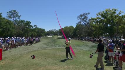 Brooks Koepka sinks 26-foot birdie putt on No. 8 at Valspar