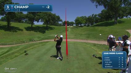 Cameron Champ makes birdie on No. 3 at John Deere