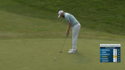 Nathan Kimsey makes birdie at Barbasol