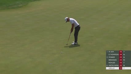 Emiliano Grillo hits tee shot to 12 feet, sets up birdie on No. 8 at 3M Open