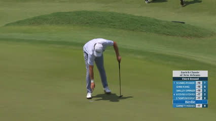 Crowe/Martin makes birdie on No. 7 at Zurich Classic