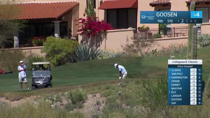 Retief Goosen makes eagle putt on No. 11 at Cologuard Classic