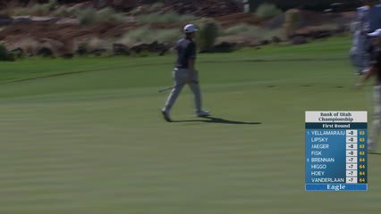 Pierceson Coody drains 48-footer for eagle on No. 7 at Bank of Utah