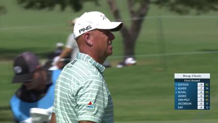 Stewart Cink makes eagle putt on No. 15 at Hoag Classic