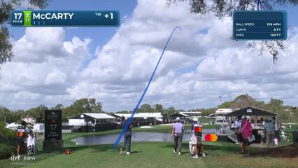 Matt McCarty hits 220-yard drive to 6 feet, sets up birdie on No. 17 at Arnold Palmer