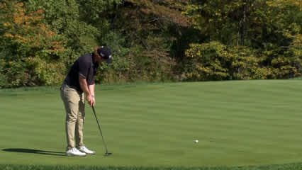 Mason Andersen buries birdie putt at Korn Ferry Tour Champ