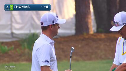 Justin Thomas's 158-yard approach sets up birdie on No. 3 at RBC Heritage