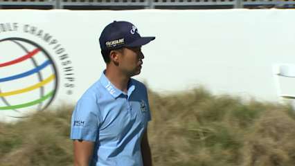 Kevin Na chips in for birdie at WGC-Dell Match Play