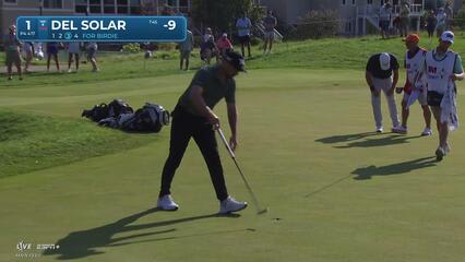Cristobal Del Solar makes birdie on No. 1 at 3M Open