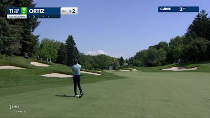 Carlos Ortiz makes birdie on No. 11 at RBC Canadian
