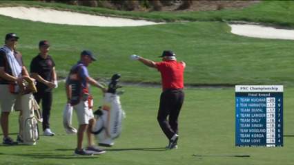 Lee Trevino jars eagle pitch at PNC Championship