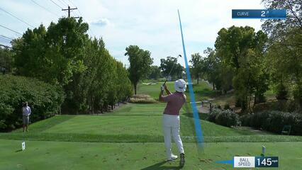 Zecheng Dou makes birdie on No. 17 at Nationwide Children's