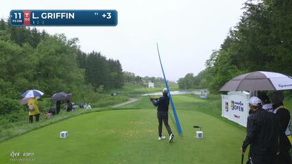 Lanto Griffin hits tee shot to 6 feet, sets up birdie on No. 11 at RBC Canadian