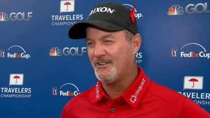 Jerry Kelly interview after Round 2 of Travelers