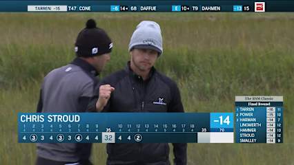 Chris Stroud sinks 47-foot birdie putt at The RSM Classic